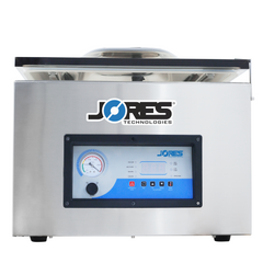 Jores Technologies Tabletop Commercial Single Chamber Vacuum Sealer with Dual 20.5” Seal Bar