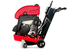 Tomahawk 20 Inch Walk Behind Concrete Saw with 13 HP Honda Water Tank GX390 Engine for Asphalt Concrete Cutting
