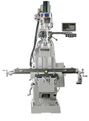 Sharp Industries 10" x 50" Table Premium Vertical Knee Mill with 3 Axis DRO - TMV-K