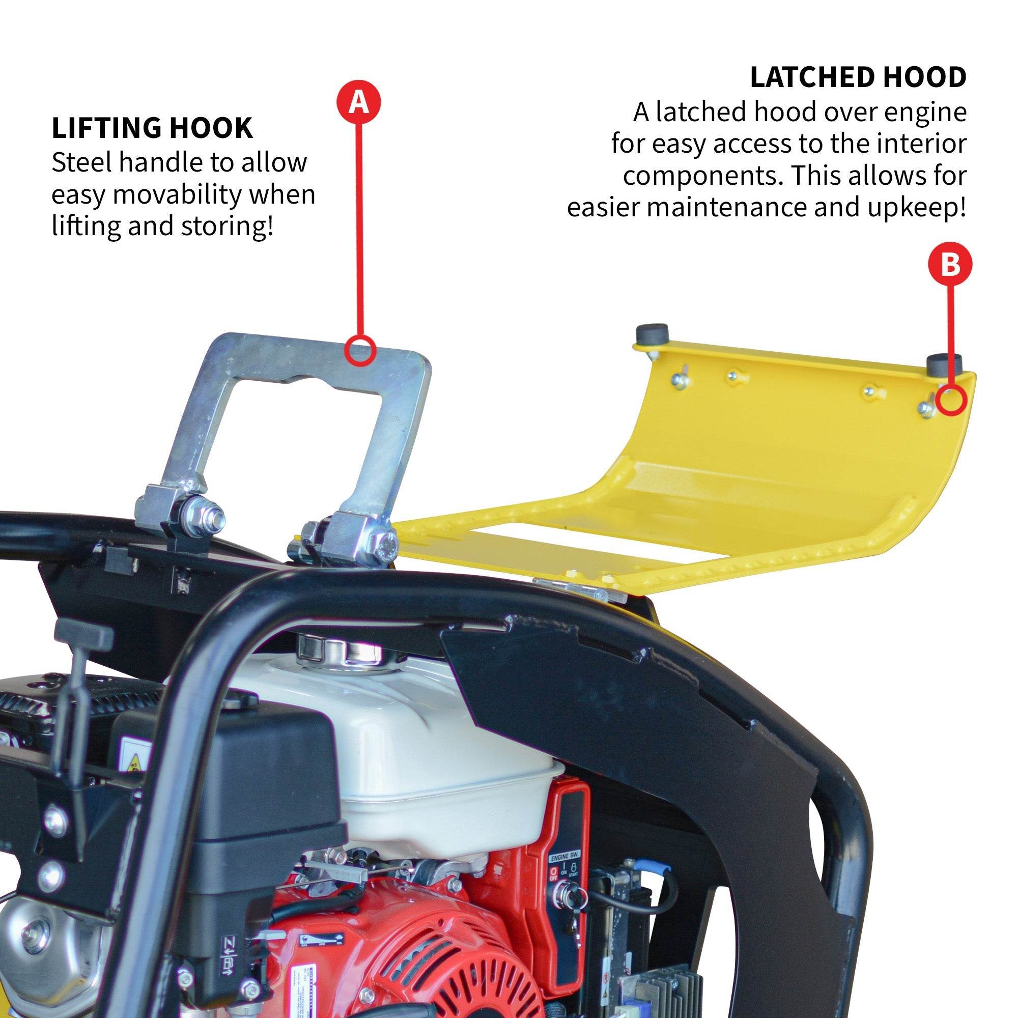 Tomahawk 9HP Reverse Plate Compactor Honda GX270 Electric Start 11,690 lbs/ft² for Granular Cohesive Soil Compaction - Machine Horizon Tomahawk 9HP Reverse Plate Compactor Honda GX270 Electric Start 11,690 lbs/ft² for Granular Cohesive Soil Compaction - Machine Horizon