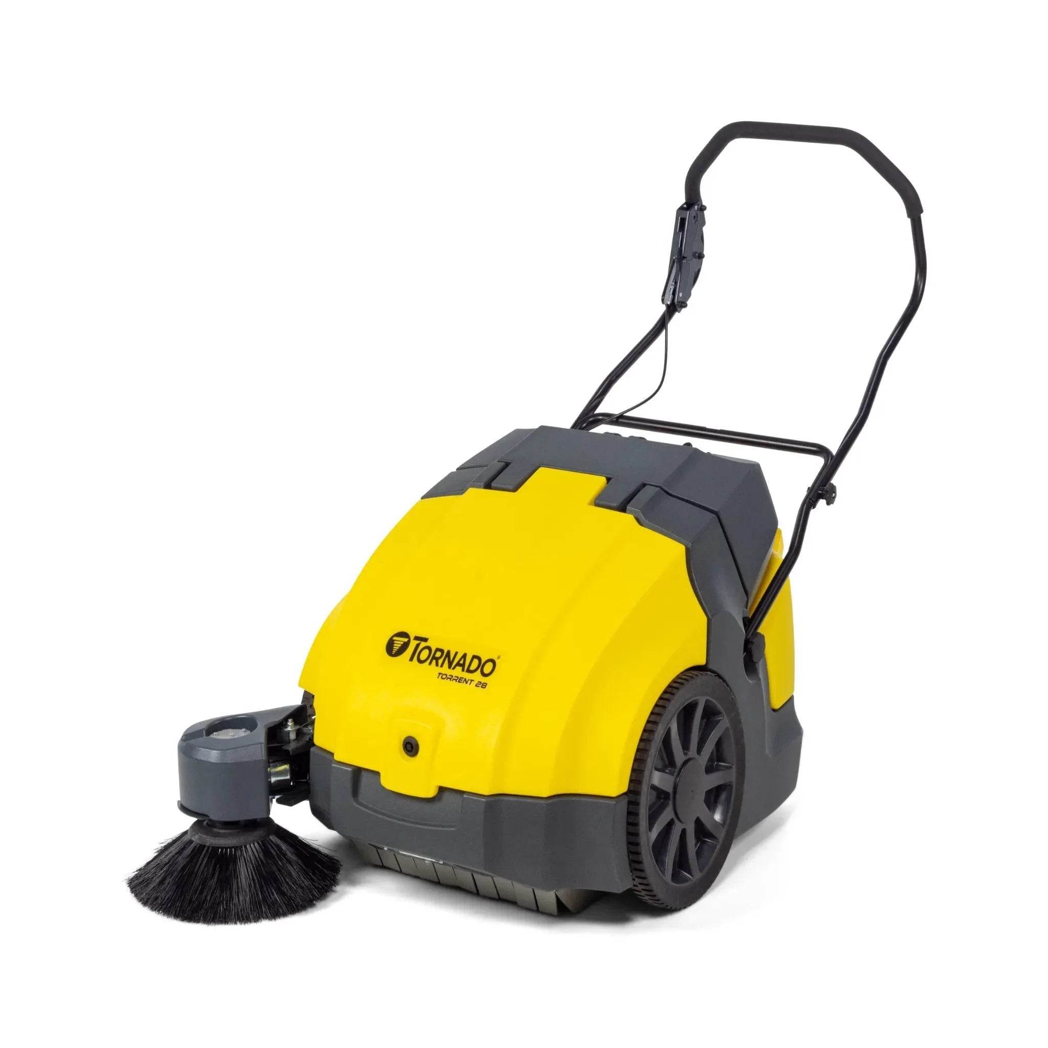 Tornado Torrent 28 Battery Walk-Behind Sweeper - Machine Horizon Tornado Torrent 28 Battery Walk-Behind Sweeper - Machine Horizon