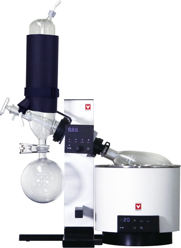 Yamato RE-202-BOA Digital Rotary Evaporator w/ BO302-A Oil Bath (5L) & Glassware Set B, 115V Yamato RE-202-BOA Digital Rotary Evaporator w/ BO302-A Oil Bath (5L) & Glassware Set B, 115V