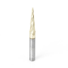 Axiom 2-Pc 3D Carving & Relief CNC Bit Set, ZrN Coated, 1/4 in Shank ABS203