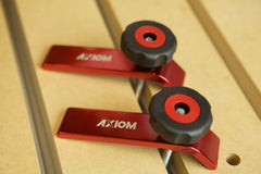 Axiom Aluminum T-Slot Hold Down Clamps for CNC Router Tables, 3 in Capacity (Pair) AHC102