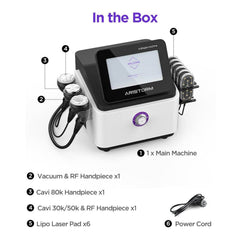 Aristorm 4-in-1 S-Shape Ultrasonic Cavitation & RF Lipo Laser System - Machine Horizon