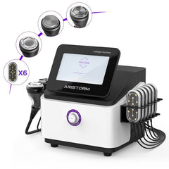 Aristorm 4-in-1 S-Shape Ultrasonic Cavitation & RF Lipo Laser System - Machine Horizon