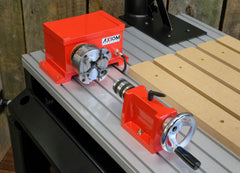 Axiom 4th Axis Rotary Kit with 100mm Chuck for Pro & Elite Series CNCs ARK360