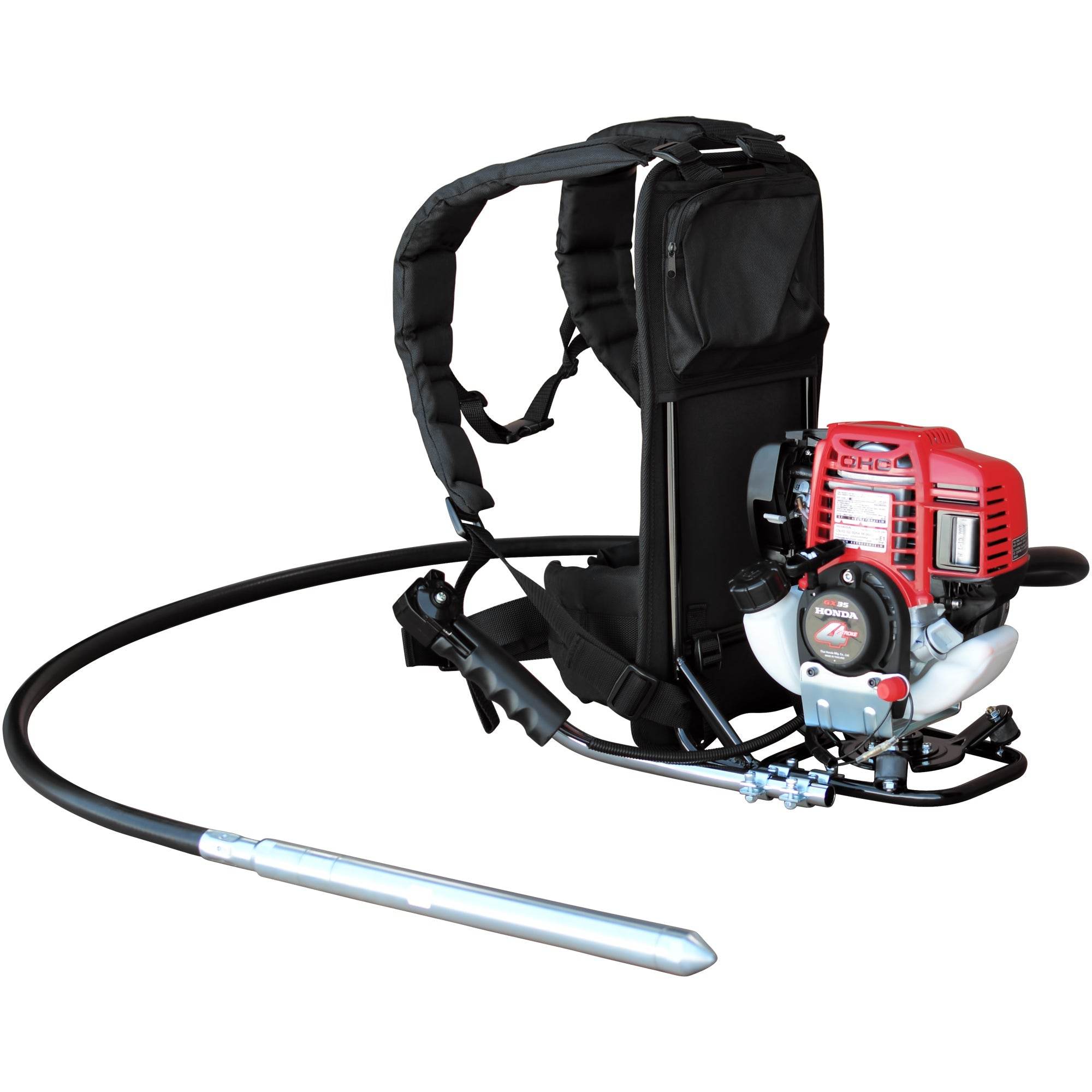 Tomahawk 2HP Honda Concrete Vibrator with Flex Shaft Cable Whip Backpack - Machine Horizon Tomahawk 2HP Honda Concrete Vibrator with Flex Shaft Cable Whip Backpack - Machine Horizon