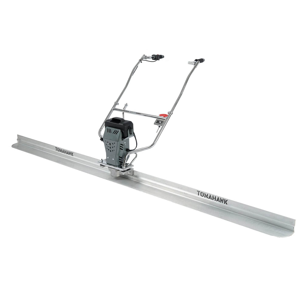 Tomahawk Battery Powered Vibrating Concrete Power Screed 36V/5Ah Float Finishing Tool (Choose 4ft, 6ft, 8ft, 10ft, 12ft, 14ft) - Machine Horizon