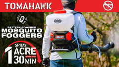 Tomahawk 4 Gal Battery Powered Backpack Mosquito Fogger Sprayer 36V for Pest Control Ticks, Fleas, Flies, and Mosquitoes - Machine Horizon