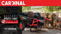 Tomahawk Heavy Duty Electric Utility Cart 40V Battery-Powered Wheelbarrow 660-lb. Bucket Capacity - Machine Horizon