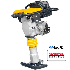 Tomahawk 2.4 HP Battery Powered Vibratory Rammer Tamper Compactor with Honda GXE2.0S Motor