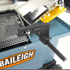 Baileigh BS-712MS; 7" x 10 Geared Head Mitering Horizontal/Vertical Band Saw 1HP, 120V, Single Phase
