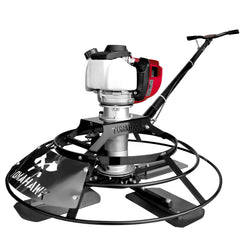 Tomahawk 30" Portable Honda Concrete Power Trowel with 18ft Bull Float Handle GX35 - Machine Horizon