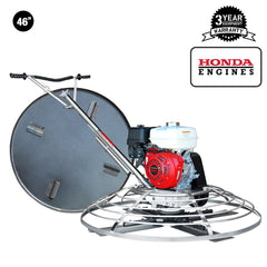 Tomahawk 46" Concrete Power Trowel 13HP Honda with Float Pan Cement Finishing Tool - Machine Horizon