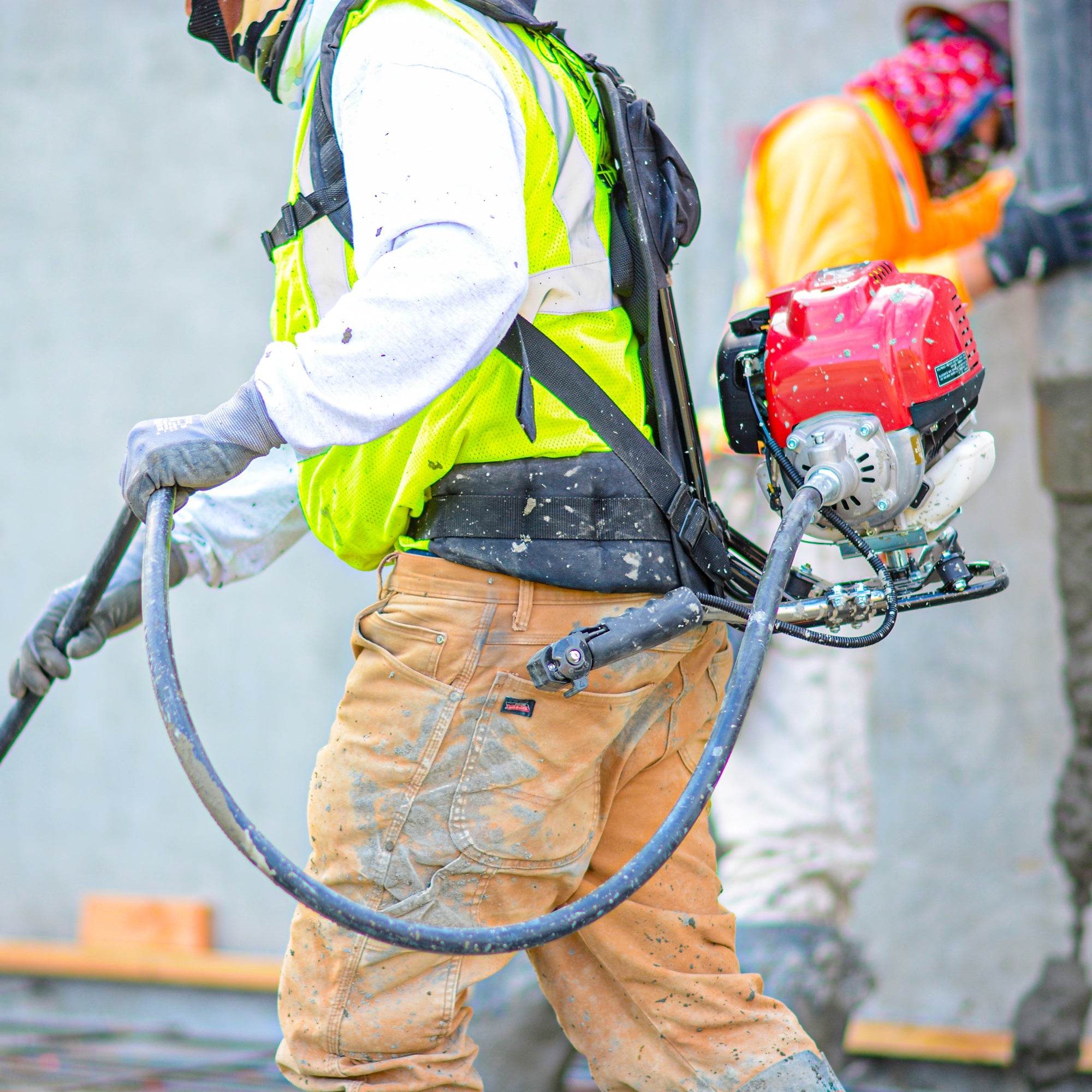 Tomahawk 2HP Honda Concrete Vibrator with Flex Shaft Cable Whip Backpack - Machine Horizon Tomahawk 2HP Honda Concrete Vibrator with Flex Shaft Cable Whip Backpack - Machine Horizon
