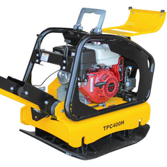 Tomahawk 9HP Reverse Plate Compactor Honda GX270 Electric Start 11,690 lbs/ft² for Granular Cohesive Soil Compaction - Machine Horizon