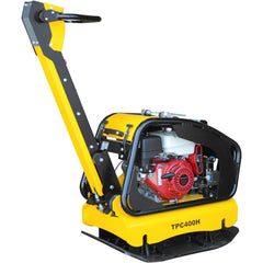Tomahawk 9HP Reverse Plate Compactor Honda GX270 Electric Start 11,690 lbs/ft² for Granular Cohesive Soil Compaction - Machine Horizon