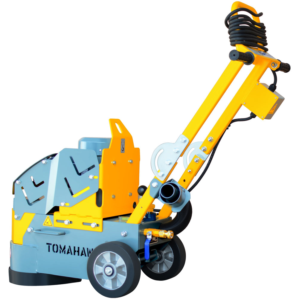 Tomahawk 10" Electric Concrete Floor Grinder 1.5HP Motor for Smoothing, Floor Prep, Coatings - Machine Horizon