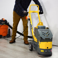 Tomahawk 10" Electric Concrete Floor Grinder 1.5HP Motor for Smoothing, Floor Prep, Coatings - Machine Horizon