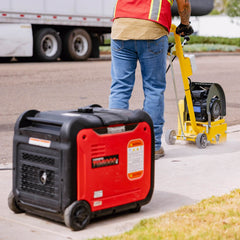 Tomahawk Electric 8” Concrete Scarifier Planer Grinder for Sidewalk Trip Hazard Repair, Traffic Line Removal - Machine Horizon