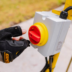 Tomahawk Electric 8” Concrete Scarifier Planer Grinder for Sidewalk Trip Hazard Repair, Traffic Line Removal - Machine Horizon