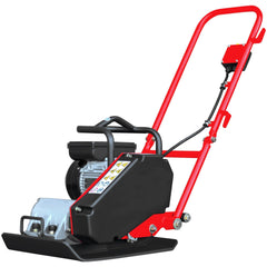 Tomahawk 2 HP Electric Vibratory Plate Compactor Tamper for Gravel Soil Compaction - Machine Horizon