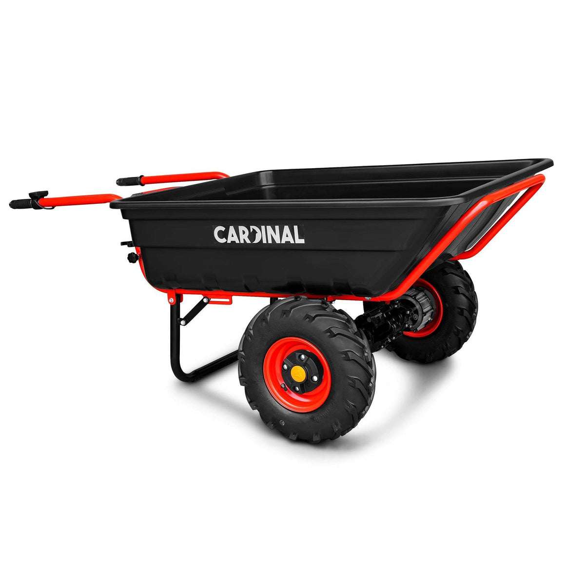Tomahawk Heavy Duty Electric Utility Cart 40V Battery-Powered Wheelbarrow 660-lb. Bucket Capacity - Machine Horizon