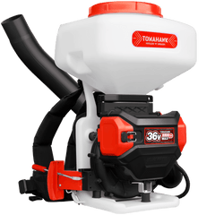 Tomahawk 5 Gal Battery-Powered Fertilizer Spreader Broadcast Lawn Seed Ice Melt Salt - Machine Horizon
