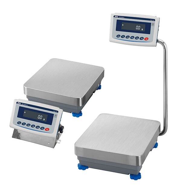 AND Weighing GX-32001LD Apollo GX-L Series High-Capacity Precision Balances, Swing arm Display, IP65, Internal Cal, 32000 g x 1 g - Machine Horizon