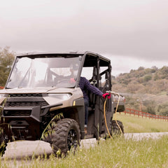 Tomahawk 1.6HP Skid Sprayer Barrel Mount Only with Honda GX35 100ft Hose and 500 PSI Pump for Pest Control - Machine Horizon