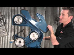 Baileigh BG-260-3-220; 2" x 60" Three Wheel Variable Speed Belt Grinder 1-1/2HP, 220V Single Phase 1000672