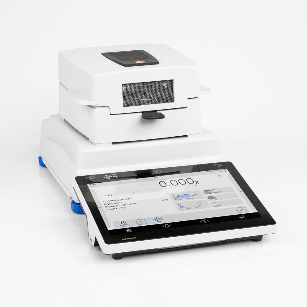 Radwag MA 110.5Y.WH ELLIPSIS MA 5Y SERIES Moisture Analyzer, ø90, h= 8mm, 110 g x 1 mg/ 0.001% Radwag MA 110.5Y.WH ELLIPSIS MA 5Y SERIES Moisture Analyzer, ø90, h= 8mm, 110 g x 1 mg/ 0.001%