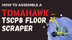 Tomahawk 8" x 4" Sharp Self-Dicing Blade for TSCP8 Floor Scraper Tile Stripper - Machine Horizon