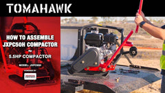 Tomahawk 5.5 HP Honda Vibratory Plate Compactor for Soil Compaction Tamper 3 Year Warranty - Machine Horizon