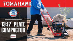 Tomahawk 5.5 HP Honda Vibratory Plate Compactor for Soil Compaction Tamper 3 Year Warranty - Machine Horizon