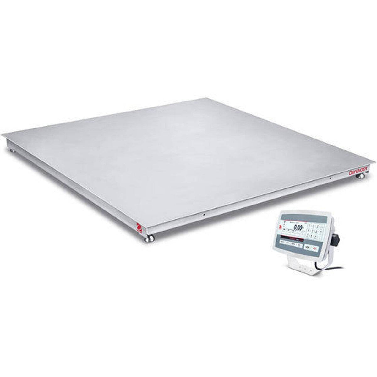 Ohaus i-DF52XW5000C1L Defender 5000 Washdown Floor Scale, NTEP, 4' x 4', 5000 lb x 1 lb - Machine Horizon