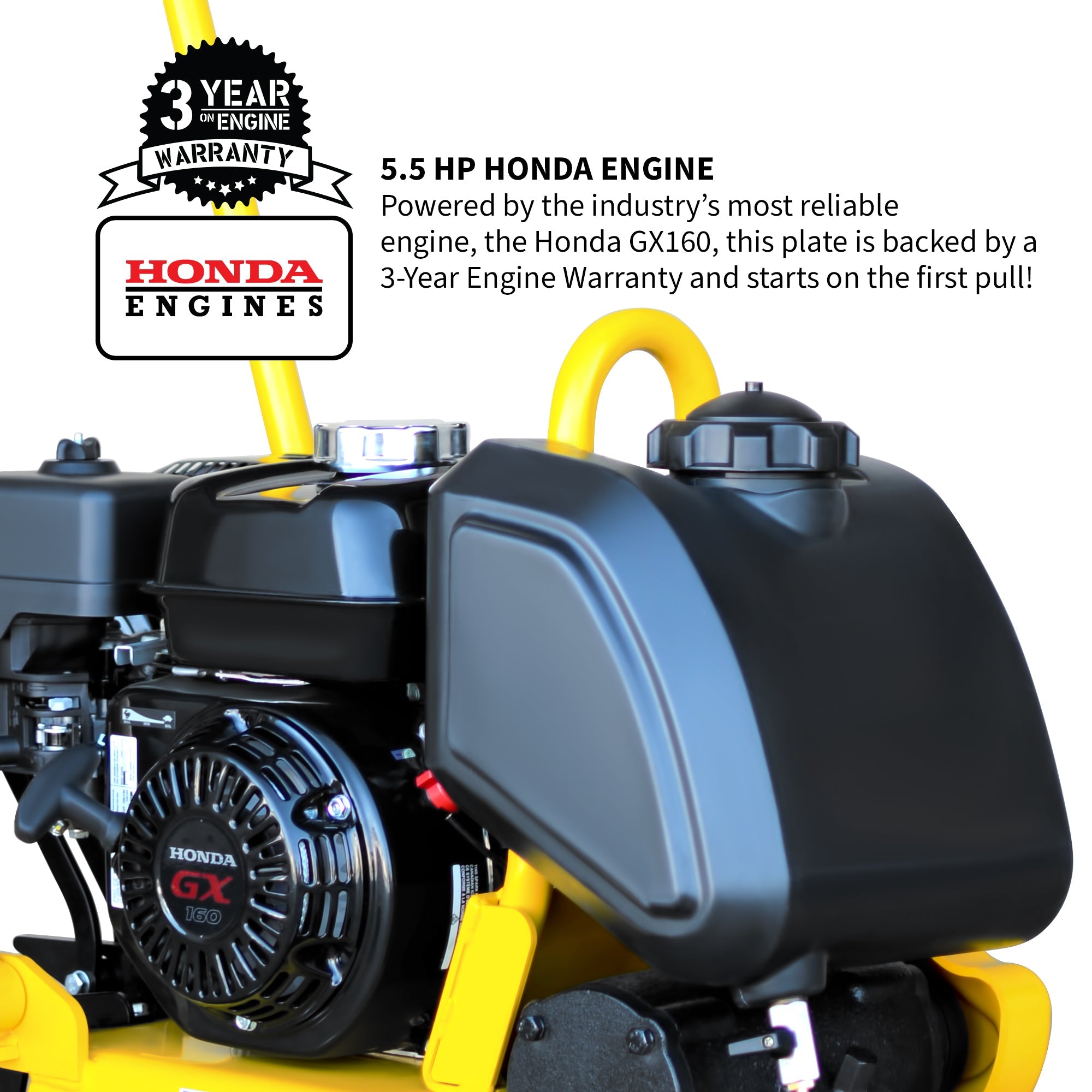 Tomahawk 5.5 HP Honda Vibratory Plate Compactor 23x17" for Soil Asphalt Paver Compaction - Machine Horizon Tomahawk 5.5 HP Honda Vibratory Plate Compactor 23x17" for Soil Asphalt Paver Compaction - Machine Horizon