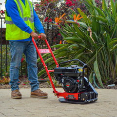 Tomahawk 5.5 HP Honda Vibratory Plate Compactor for Soil Compaction Tamper 3 Year Warranty - Machine Horizon