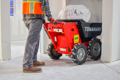 Tomahawk 30" Concrete Power Buggy Electric Battery Mini Dumper 660-lb. Bucket Capacity - Machine Horizon