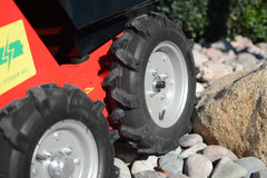 Tomahawk 30" Concrete Power Buggy Electric Battery Mini Dumper 660-lb. Bucket Capacity - Machine Horizon