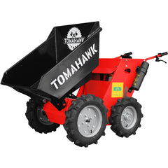 Tomahawk 30" Concrete Power Buggy Electric Battery Mini Dumper 660-lb. Bucket Capacity - Machine Horizon