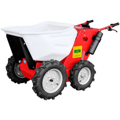 Tomahawk 30" Concrete Power Buggy Electric Battery Mini Dumper 660-lb. Bucket Capacity - Machine Horizon