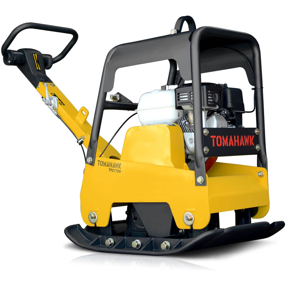 Tomahawk 6.5 HP Honda Reverse Hydraulic Plate Compactor for Asphalt, Aggregate, Cohesive Soil Compaction - Machine Horizon