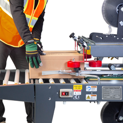 Jores Technologies Semi-Automatic Case Sealing Machine with Top/Bottom Traction