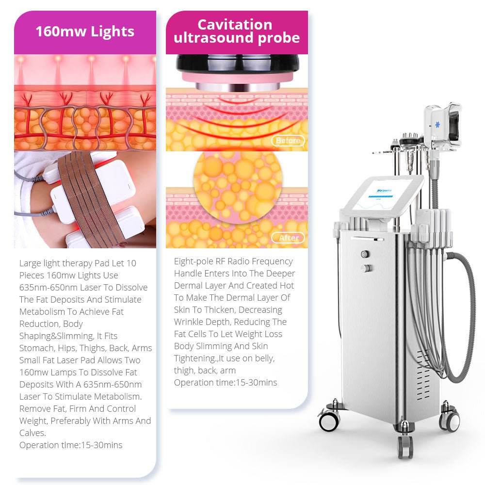 Shape Tactics 160mW Lipo Laser & Cavitation Cooling Contouring System - Machine Horizon Shape Tactics 160mW Lipo Laser & Cavitation Cooling Contouring System - Machine Horizon