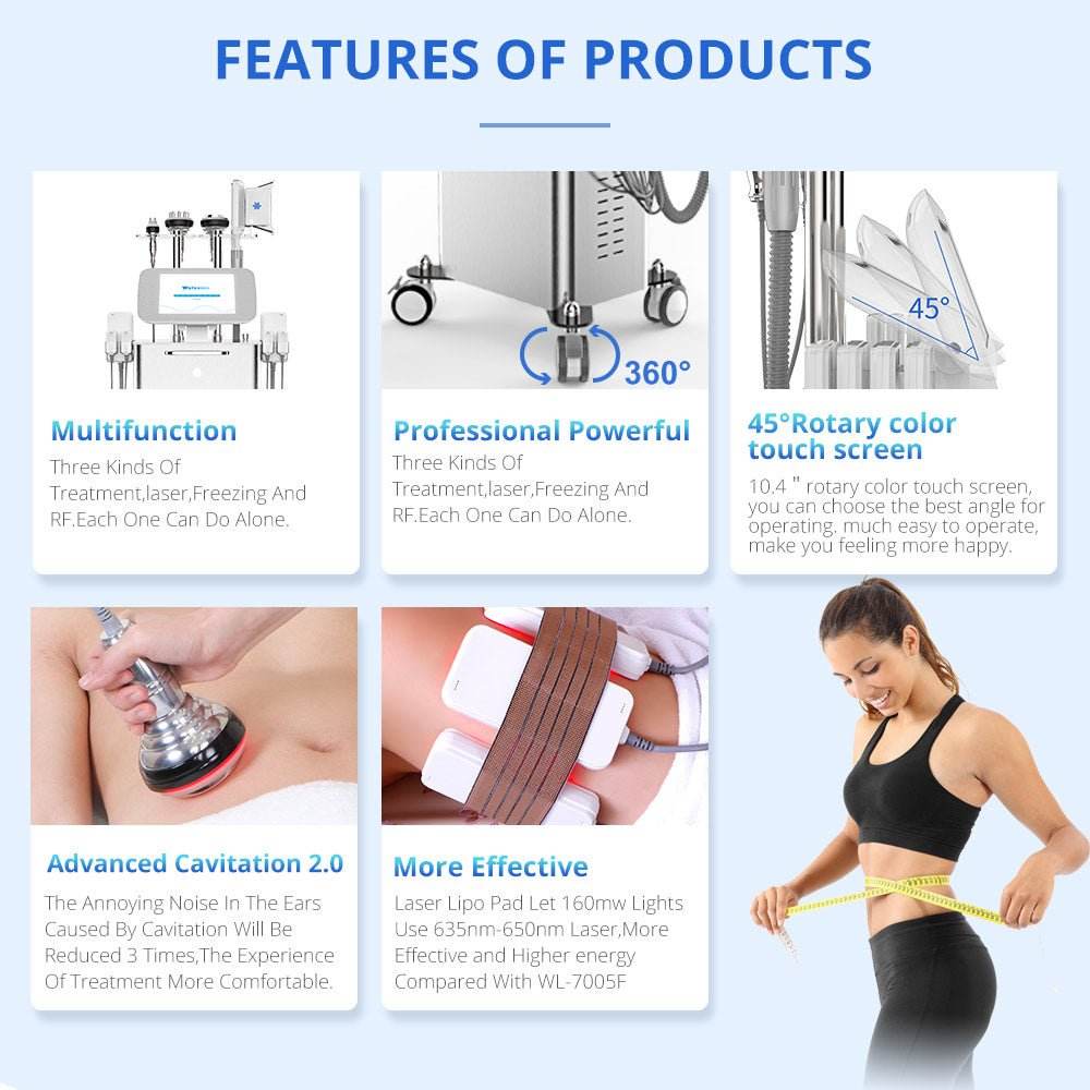Shape Tactics 160mW Lipo Laser & Cavitation Cooling Contouring System - Machine Horizon