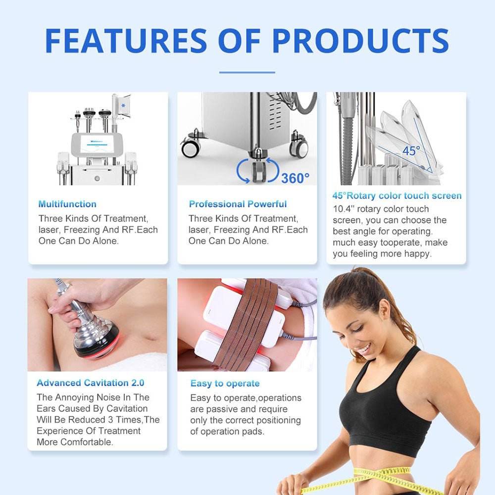 Shape Tactics 5-in-1 RF & 40K Cavitation Contouring System - Machine Horizon
