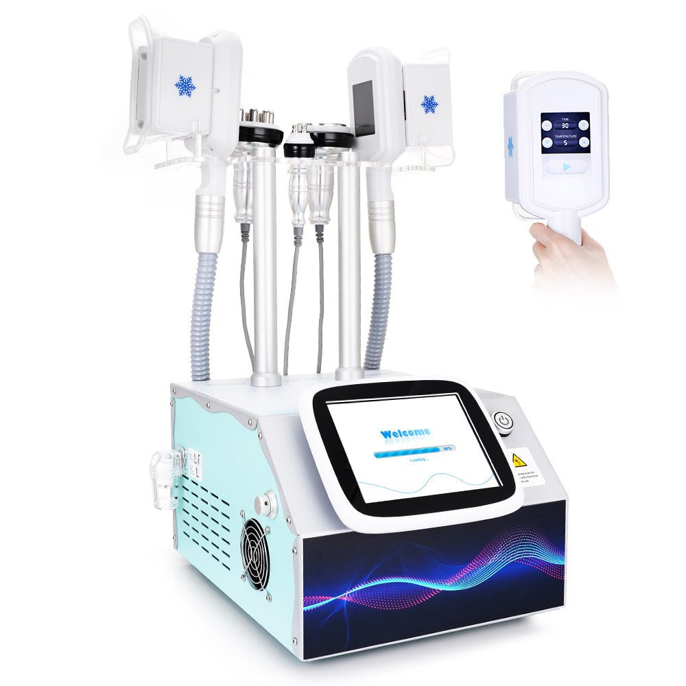 Shape Tactics 5-in-1 RF Cavitation Double-Handle Cryolipolysis Cooling System Shape Tactics 5-in-1 RF Cavitation Double-Handle Cryolipolysis Cooling System