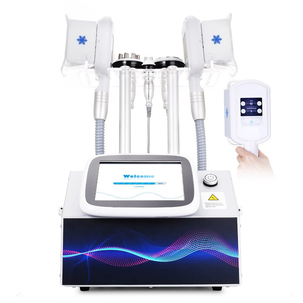 Shape Tactics 5-in-1 RF Cavitation Double-Handle Cryolipolysis Cooling System Shape Tactics 5-in-1 RF Cavitation Double-Handle Cryolipolysis Cooling System